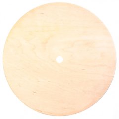 Подложка под торт деревянная с отверстием 3-4 мм 26 см F4/26-О