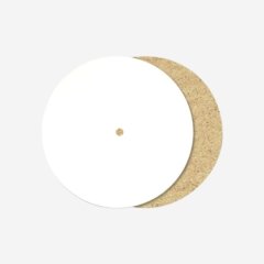 Подложка под торт с отверстием ЛХДФ Белая 3 мм 24 см L3/24-O