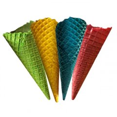 Рожки цветные 4 шт 