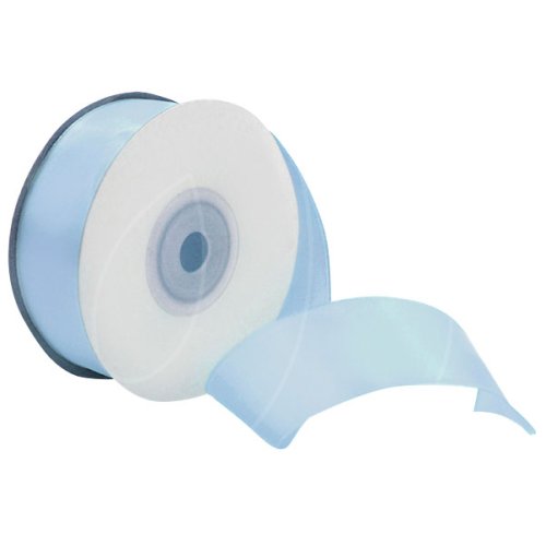 Лента для декора и упаковки Атласная Жемчужно-голубая 1,2 см 169-12