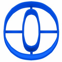 Вырубка пластиковая LUBIMOVA "Цифра 0" LC-00005264