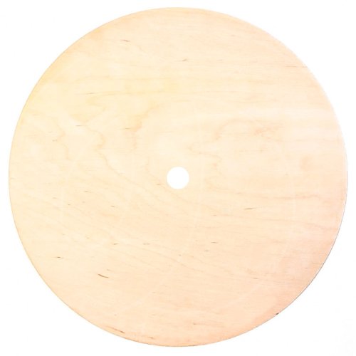 Подложка под торт деревянная с отверстием 4 мм 22 см F4/22-О
