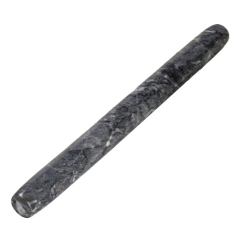 Скалка мраморная Чёрная 25 см 7514840