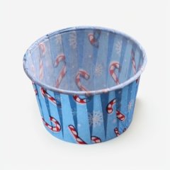 Капсула бумажная с подворотом "Леденцы" (без ламинации) D50 H40 7345529