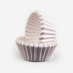 Капсула бумажная Белая D25 H18 40 шт 810001, RW60 