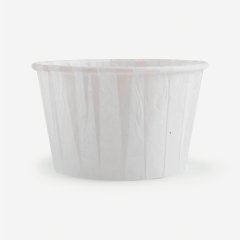 Капсула бумажная с подворотом Белая (без ламинации) D50 H40 1 шт 36676; 