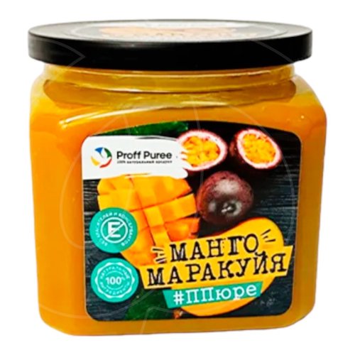 Пюре замороженное Proff Puree Микс манго-маракуйя 500 г НФ-00001159
