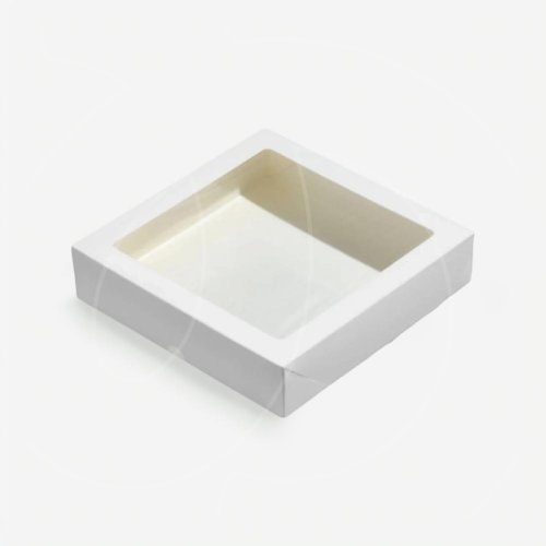 Коробка для сладостей белая 20х20х4,5 см ForG TABOX PRO 1500 W ST