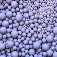 Посыпка кондитерская из дутого риса жемчуг матовый "Сиреневый микс" 50 г 291м