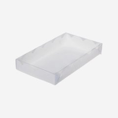 Коробка для печенья/конфет белая 12х20х3 см 080420, 52012