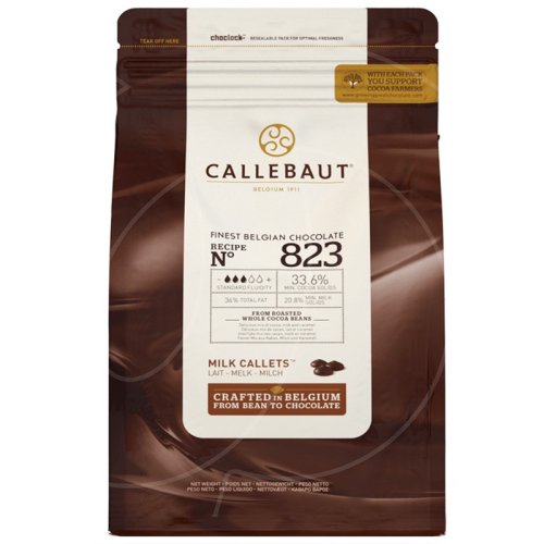 Шоколад молочный CALLEBAUT 33,6% 400 г 823-RT-D94