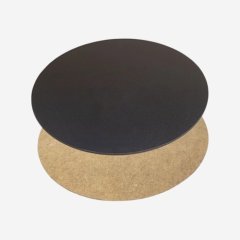 Подложка под торт ЛХДФ Чёрная 3 мм 30 см ТСКЛ23