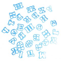 Набор пластиковых вырубок "Русский алфавит" 4488598