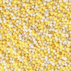 Посыпка кондитерская шарики "Жёлтый микс" 2 мм 50 г 419