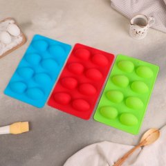 Форма силиконовая "Яйцо" 8 шт 2389046, СФ-215